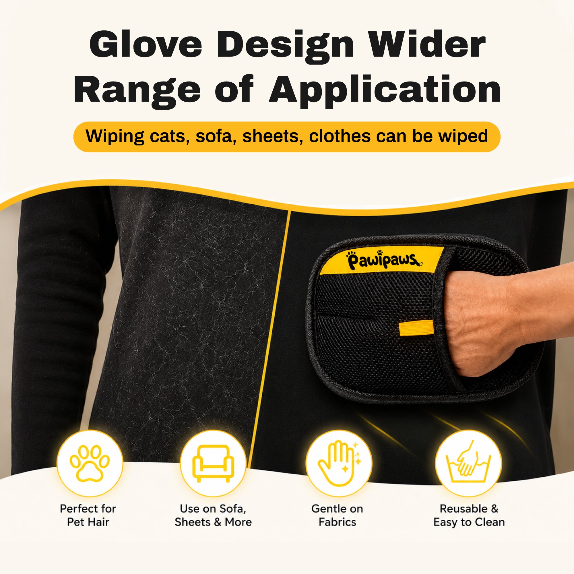 Pet Hair Cleaning Gloves