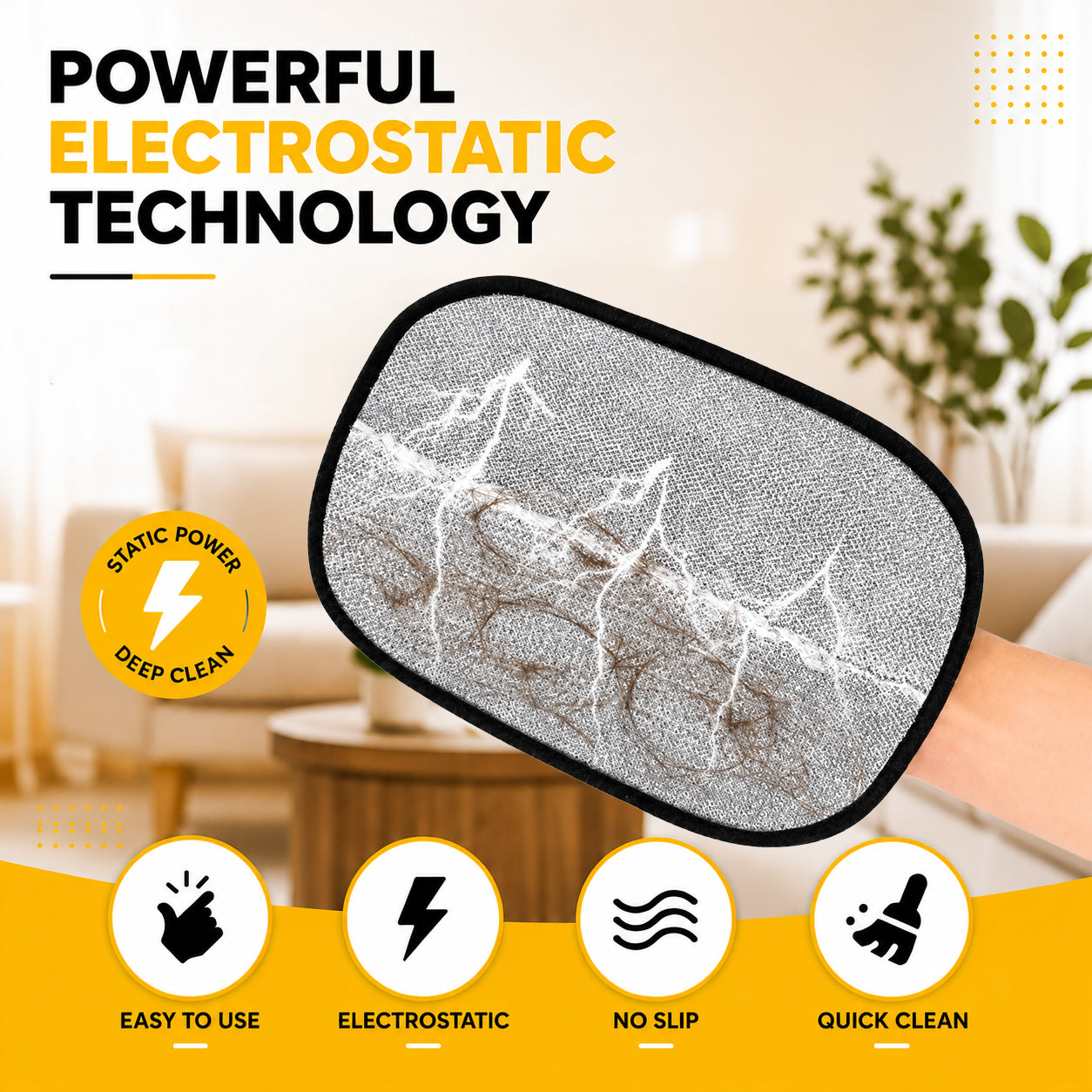 Pet Hair Cleaning Gloves