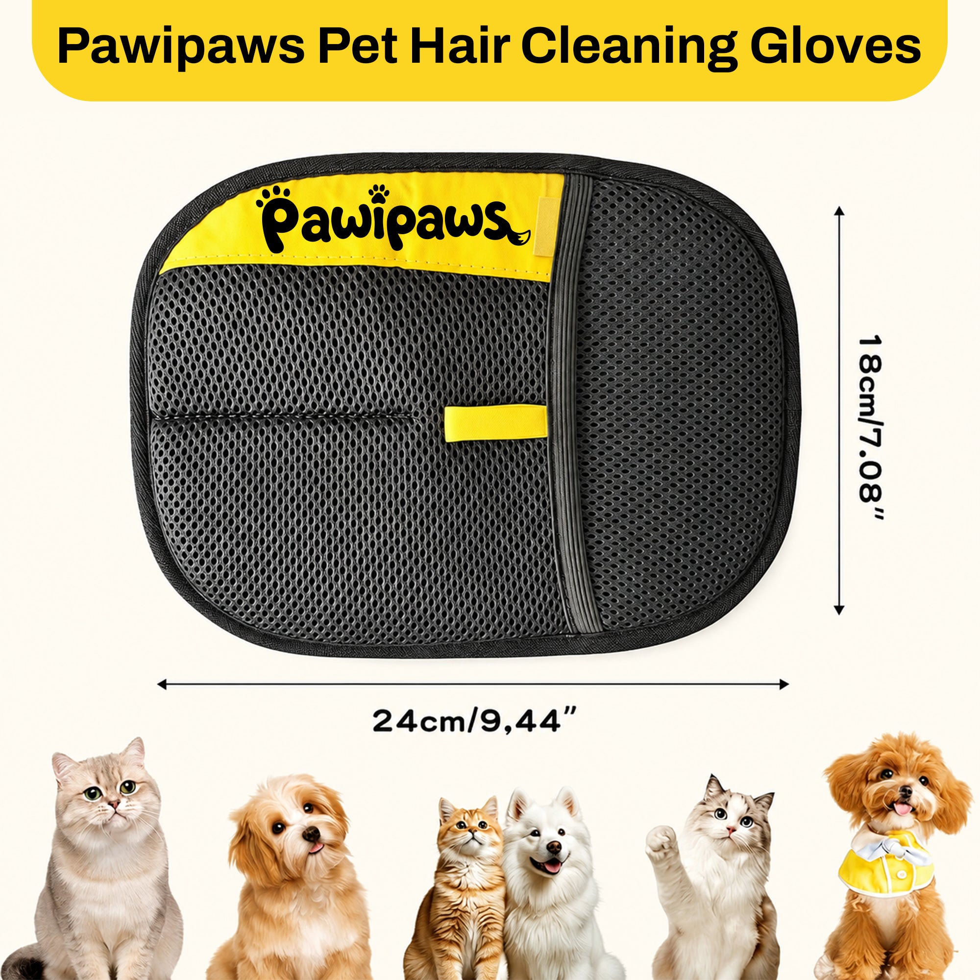 Pet Hair Cleaning Gloves